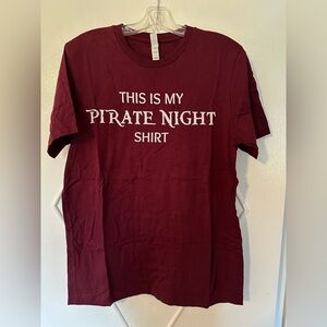 Disney: Pirate night (adult L) tshirt (great for Disney cruise line)